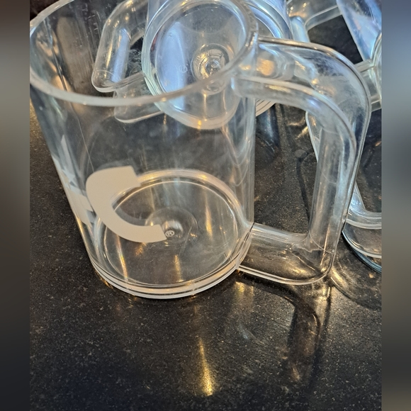 Vintage Hi-C clear plastic mugs - Picture 5 of 8